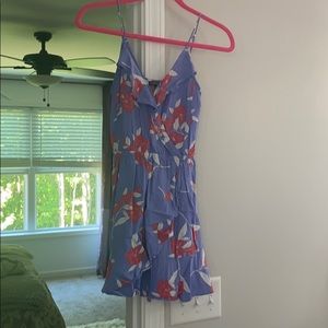 Floral ruffle dress